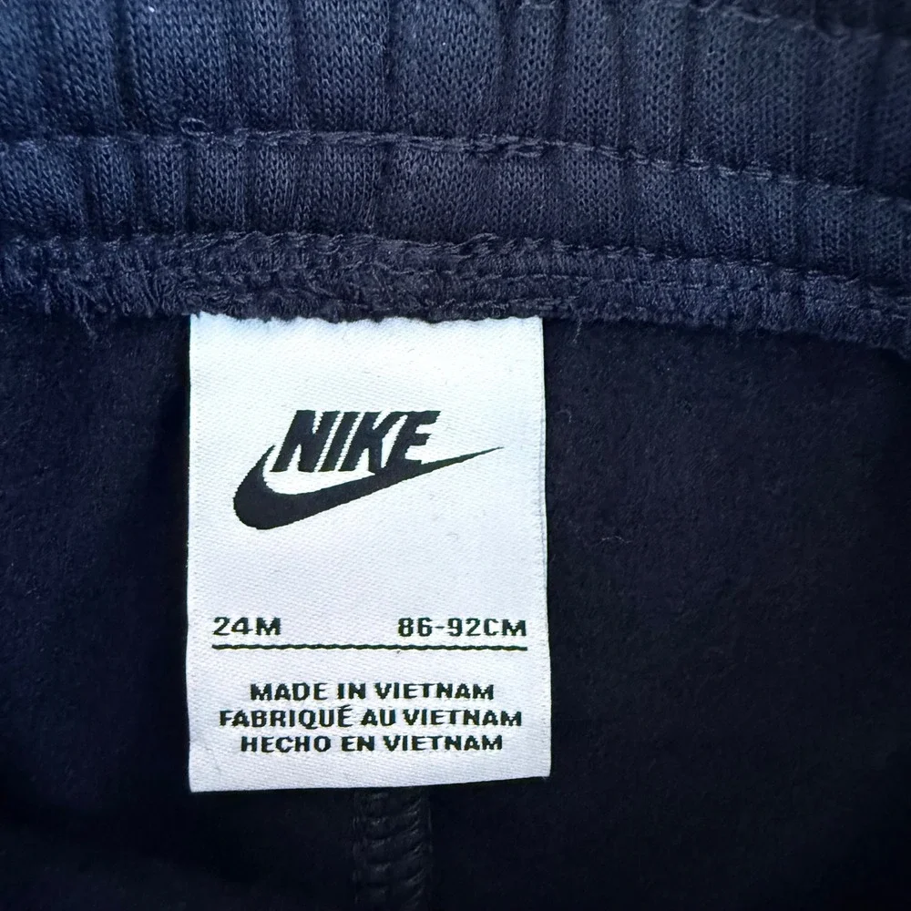 Nike Toddler Jogger Sweatpants Navy Blue‎ 24M Embroidered Logo NWOT